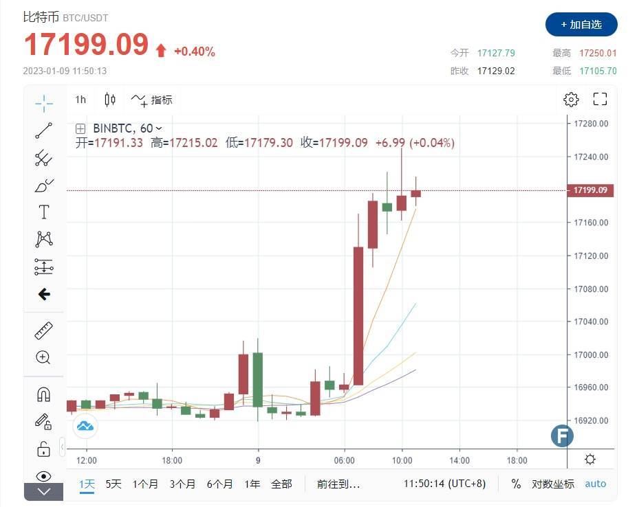 【比特日报】突发行情！比特币挑战黄金暴拉1.72万 女股神“砸重金增持”响彻币圈