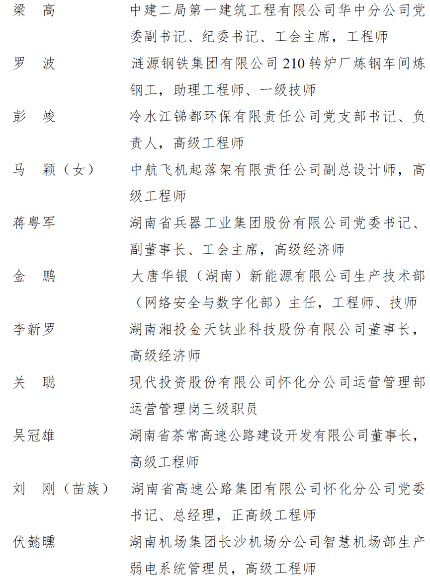 中共湖南省委湖南省人民政府关于表彰湖南省劳动模范和先进工作者的决定
