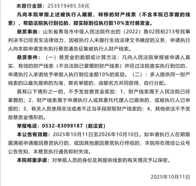 悬赏金额最高可达2535万元<strong></p>
<p>黑币2001</strong>！被执行人江苏南通三建股份有限公司及其董事长、副董事长……